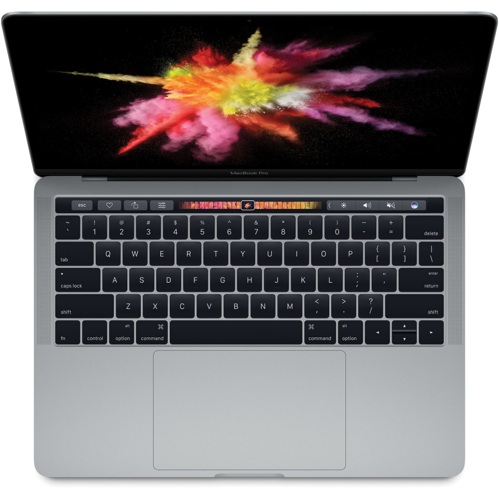 Laptop Apple MacBook Pro 13 Touch Bar, Intel Core i5, 8GB DDR3, SSD 256GB, Intel Iris Plus Graphics, macOS Sierra, ROM KB, Gri inchis