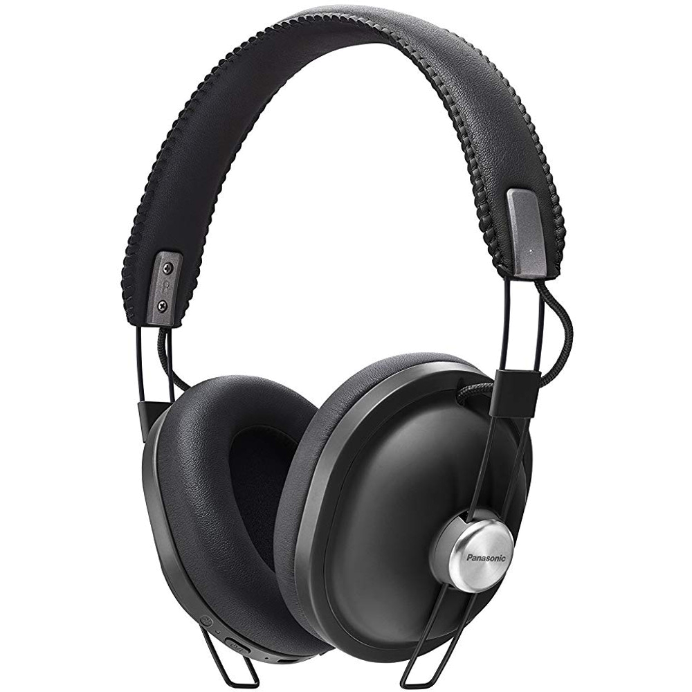 Casti audio On-Ear Panasonic RP-HTX80BE-K, Microfon, Negru