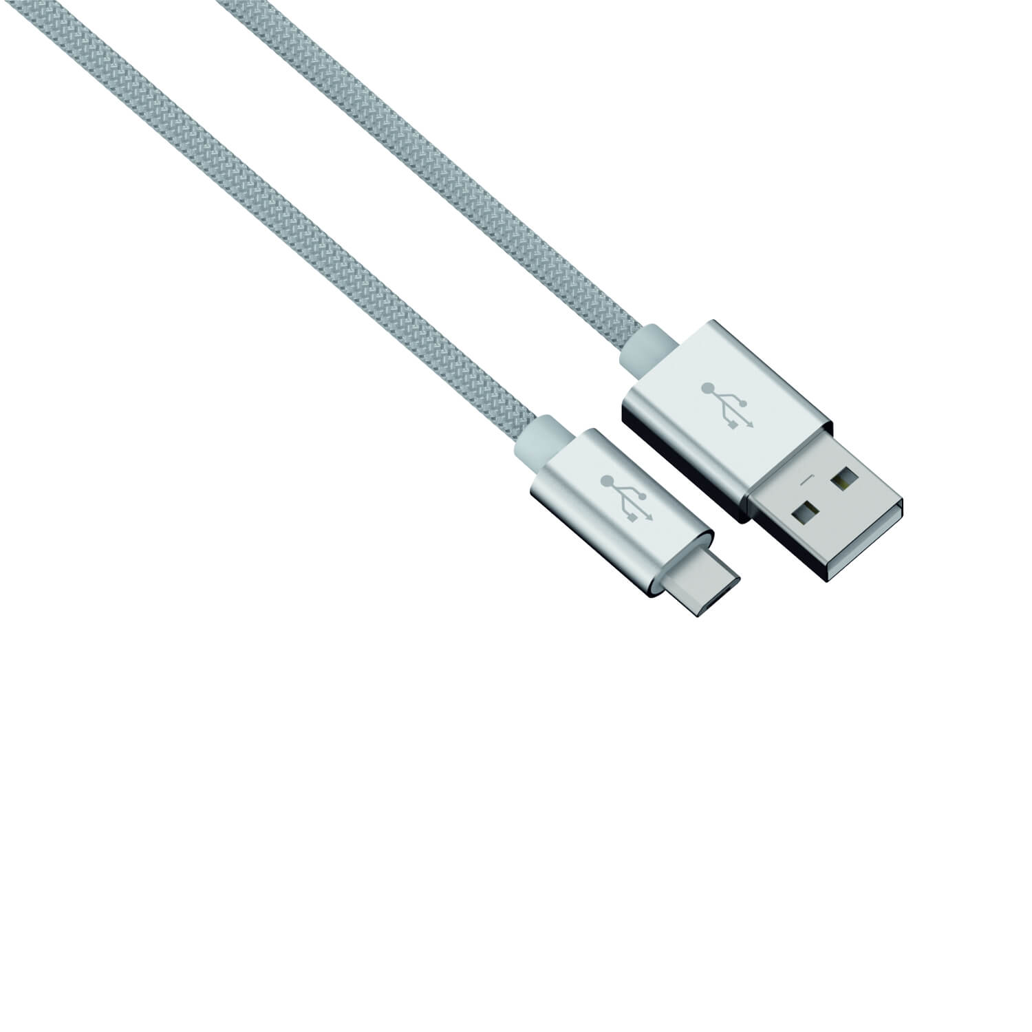  Cablu Hama 80511, microUSB, Argintiu 