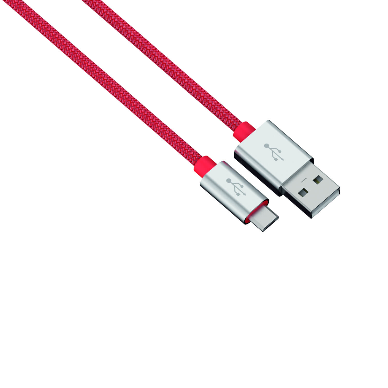  Cablu Hama 80512, microUSB, Rosu 