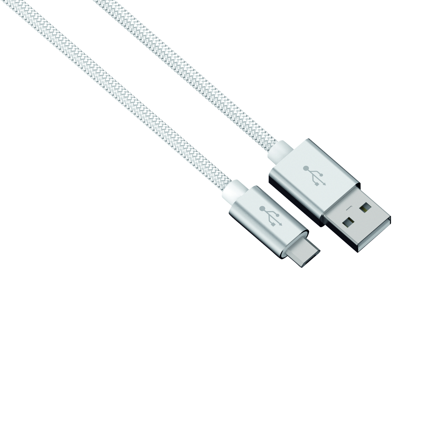  Cablu Hama 80515, microUSB, Alb 