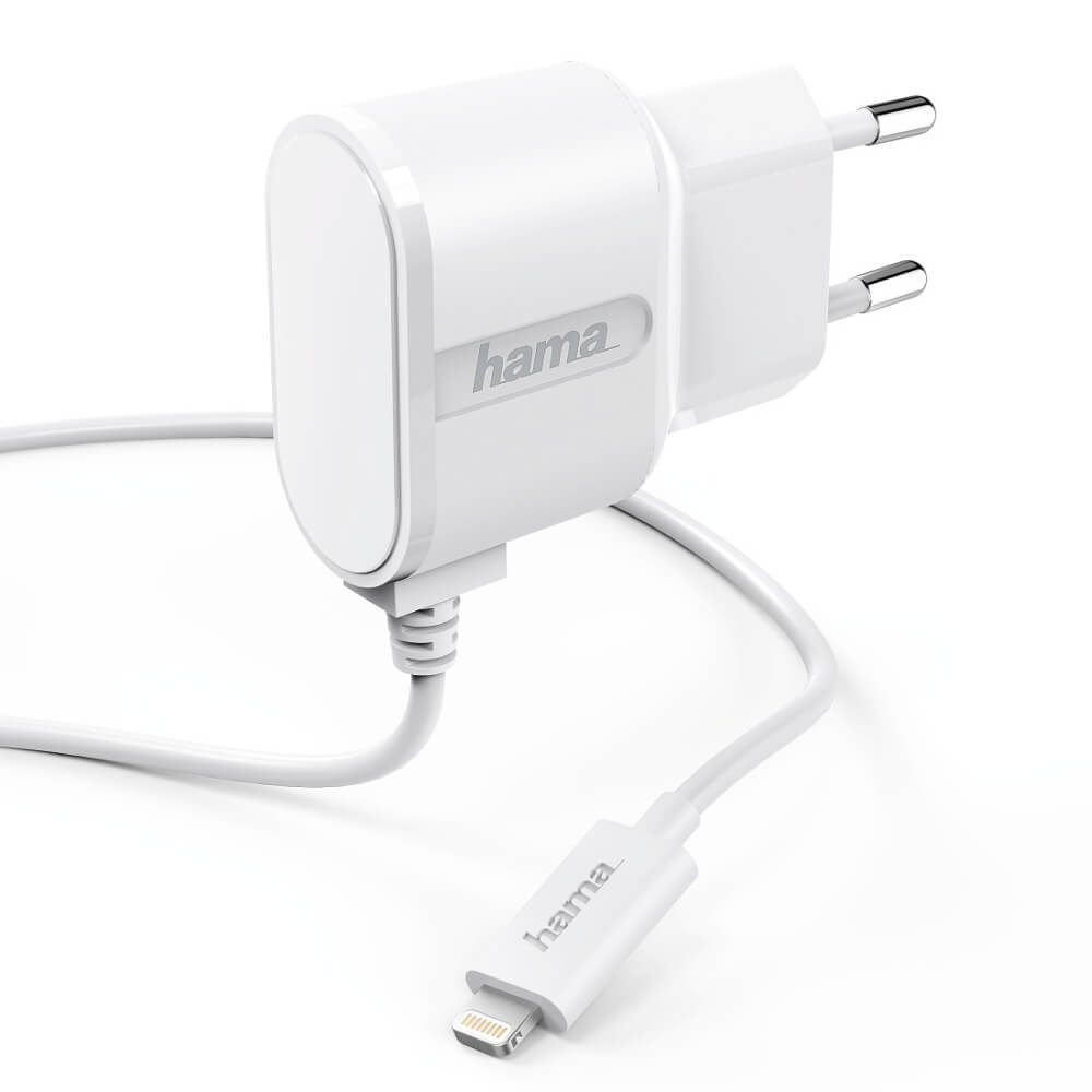  Incarcator retea Hama 138282, Lightning pentru Apple iPhone, Alb 