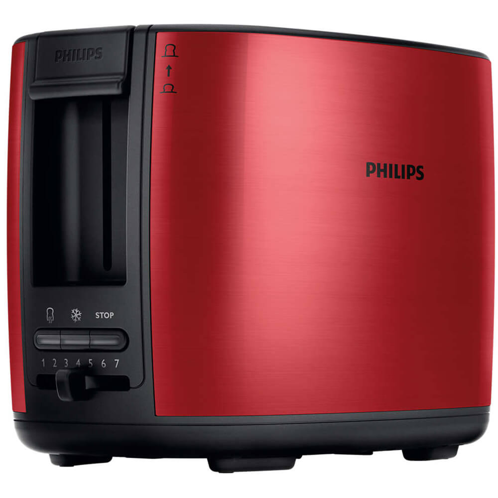  Prajitor de paine Philips HD2628/41, 950 W, 2 felii de paine, Rosu 