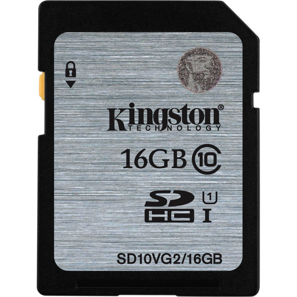  Card de memorie Kingston SDHC, 16GB, Class 10 