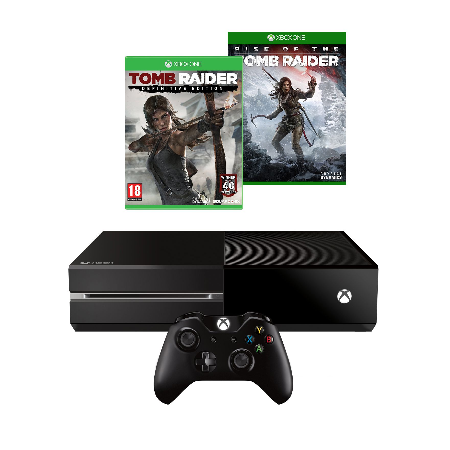 Consola Microsoft Xbox ONE, 1TB + Joc Rise of Tomb Raider + TR Definitive