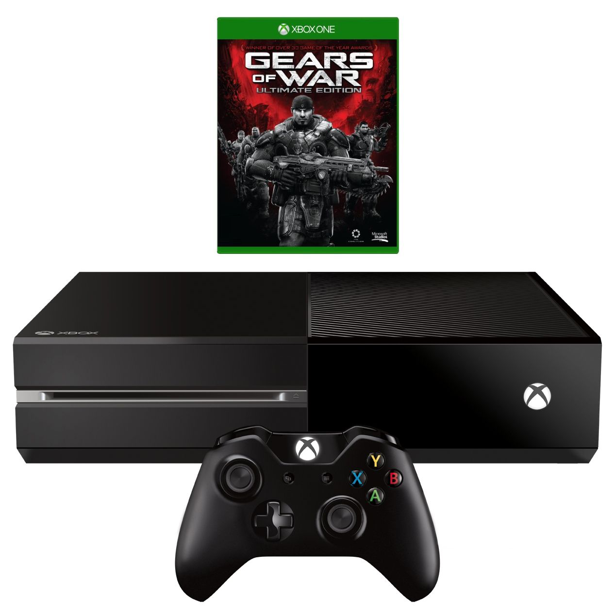 Consola Microsoft Xbox ONE, 500 GB + Joc Gears of War Ultimate Edition