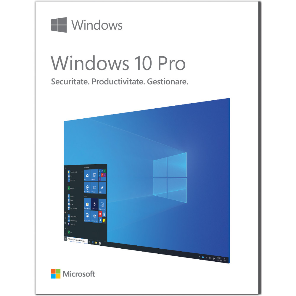  Microsoft Windows 10 Pro, 32 bit, Engleza, Licenta OEM 