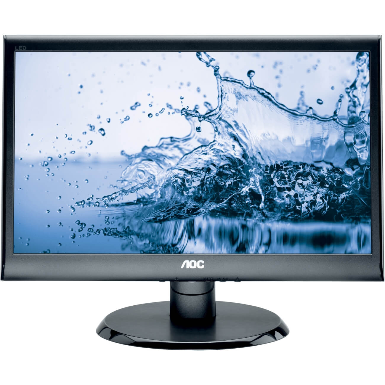  Monitor LED AOC E950SWDAK, 18.5", HD, Negru 