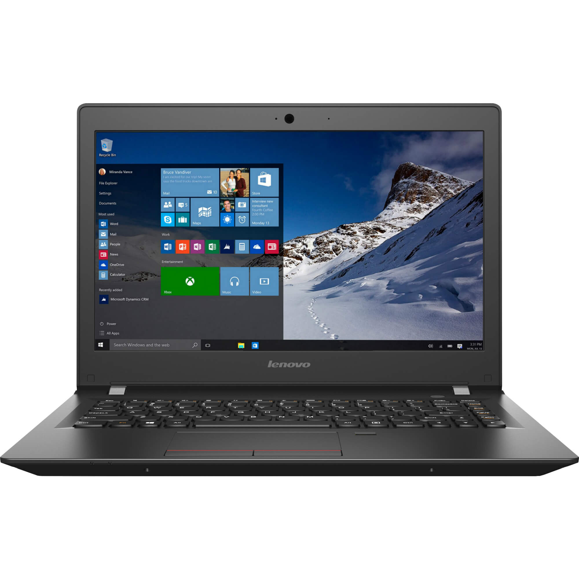  Laptop Lenovo E31-80, Intel Core i7-6500U, 4GB DDR3, SSD 256GB, Intel HD Graphics, Windows 10 Pro 