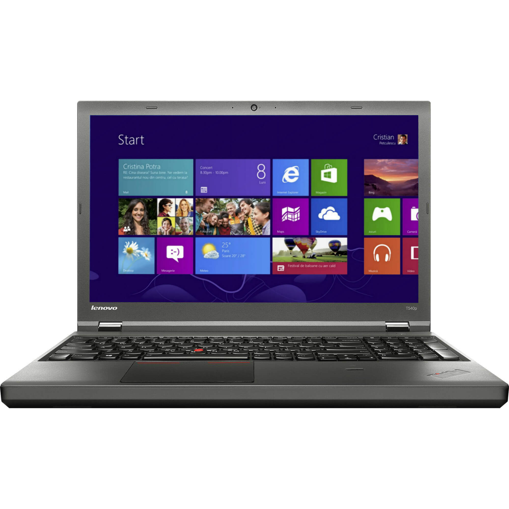  Laptop Lenovo ThinkPad T540p, Intel Core i7-4710MQ, 8GB DDR3, SSD 256GB, nVidia GeForce GT 730M 1GB, Windows 8 Pro 