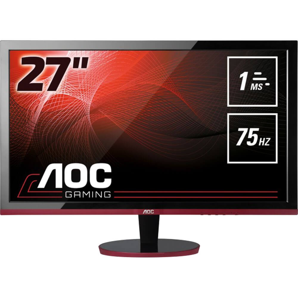  Monitor LED AOC Gaming G2778VQ, 27", Full HD, 1ms, Display Port, HDMI, FreeSync, Boxe, Negru 