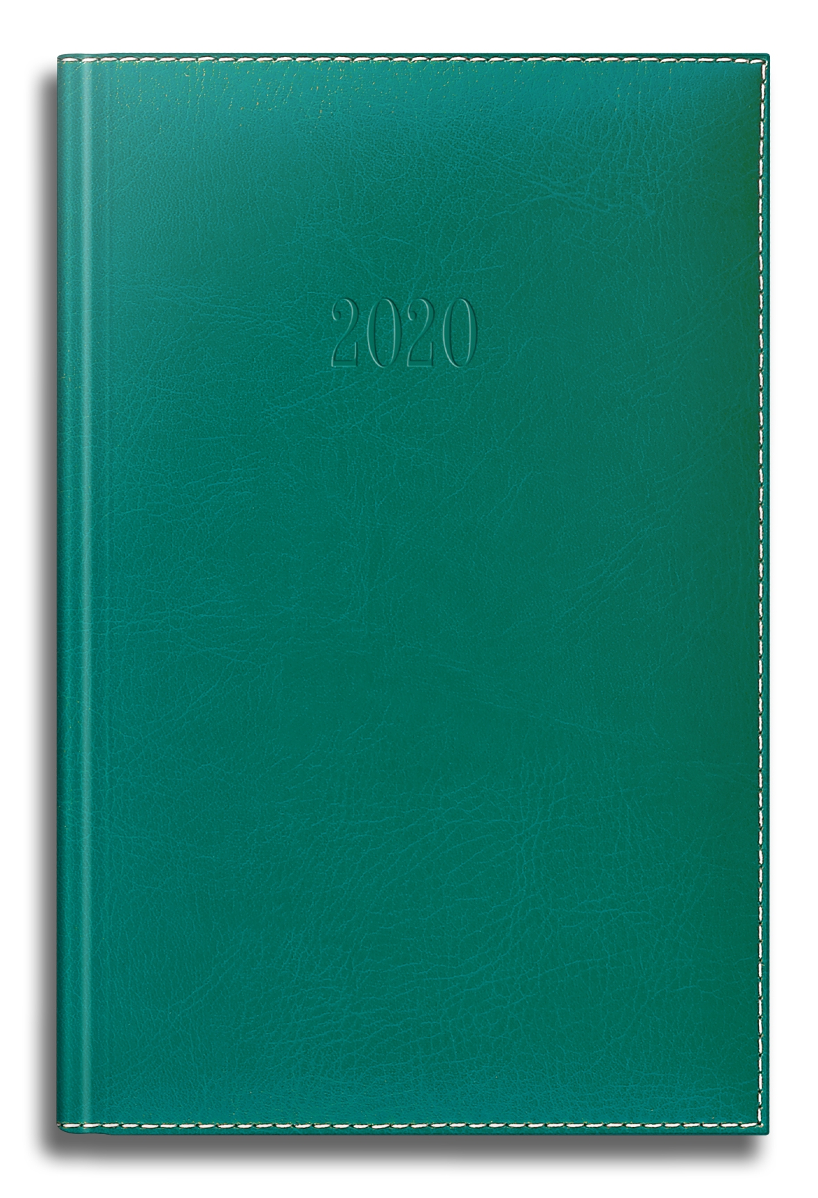 Agenda Datata Ro A5, 352 Pagini, Coperta Din Piele Sintetica, Deluxe, Culoare Verde, 2020