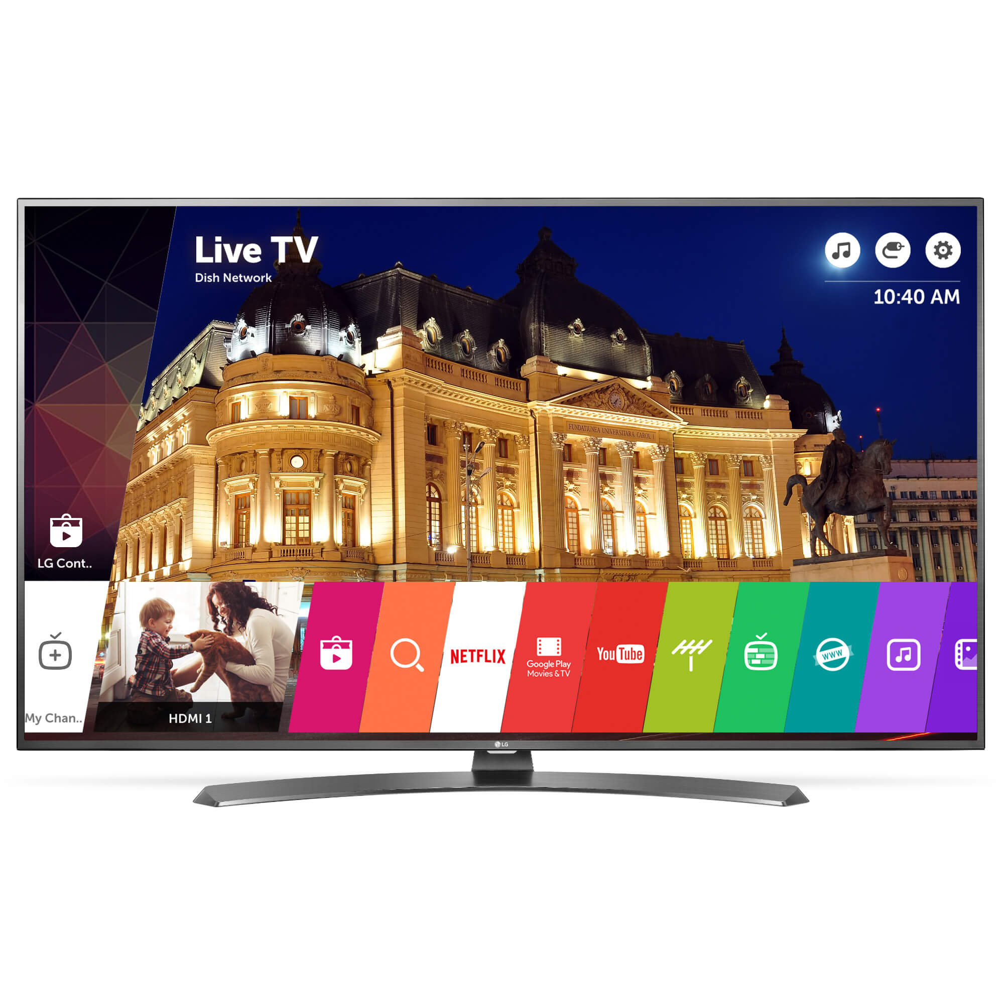 Televizor Smart LED, LG 65UH661V, 164 cm, Ultra HD 4K