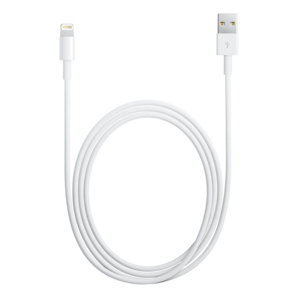 Cablu de date Apple MD818ZM/A, Lightning, Alb