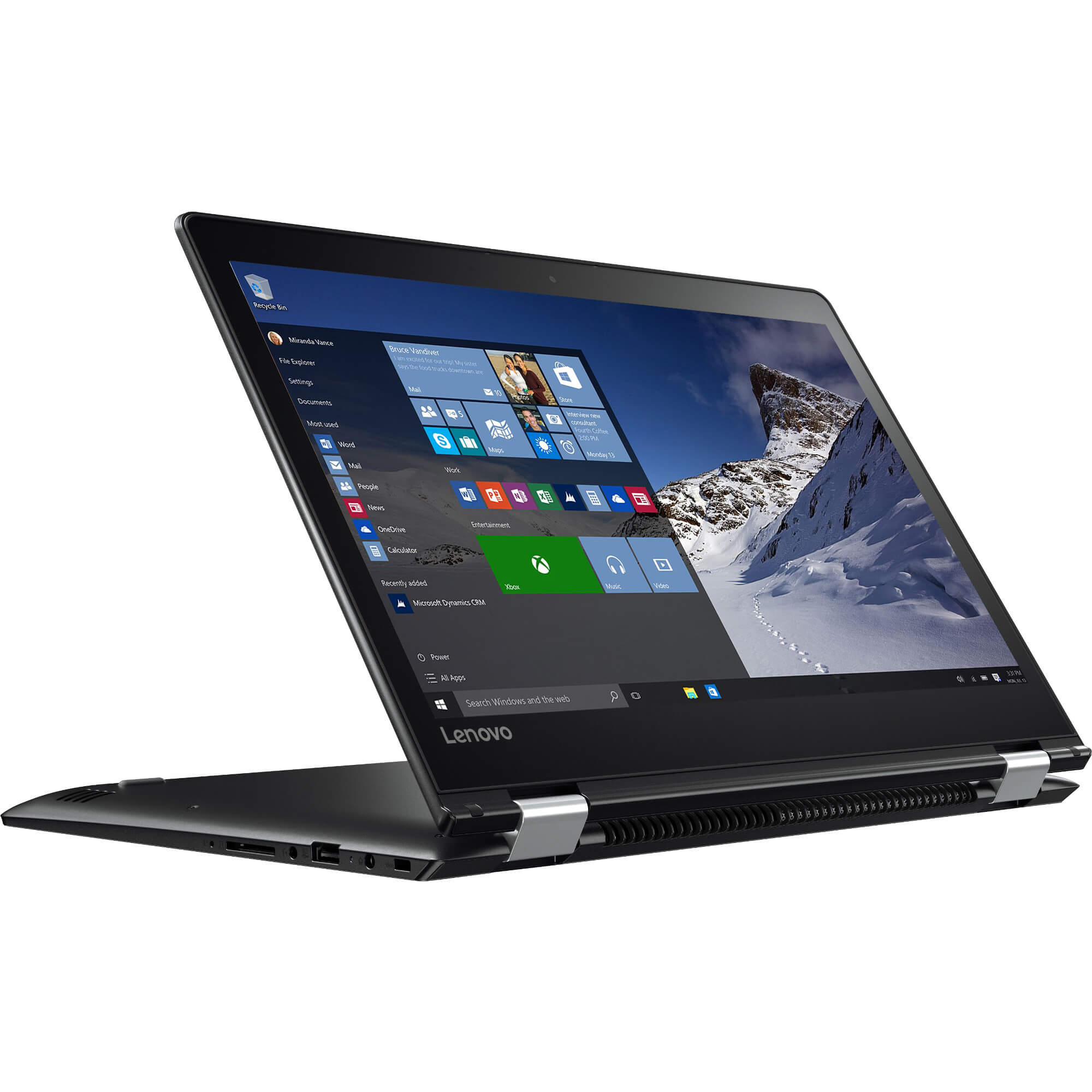  Laptop 2 in 1 Lenovo Yoga 510-15IKB, Intel Core i3-7100U, 4GB DDR4, HDD 1TB, Intel HD Graphics, Windows 10 Home 
