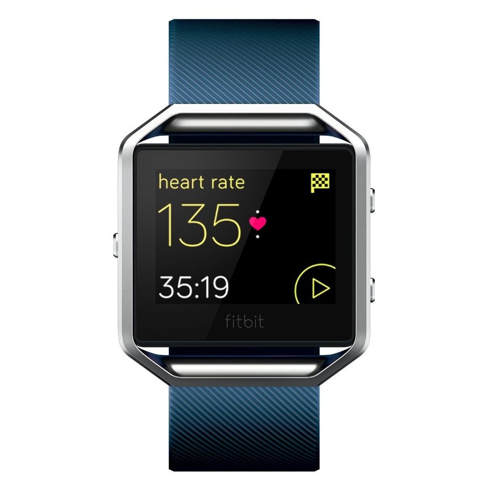  Smartwatch Fitbit Blaze, Curea Silicon L, Albastru 