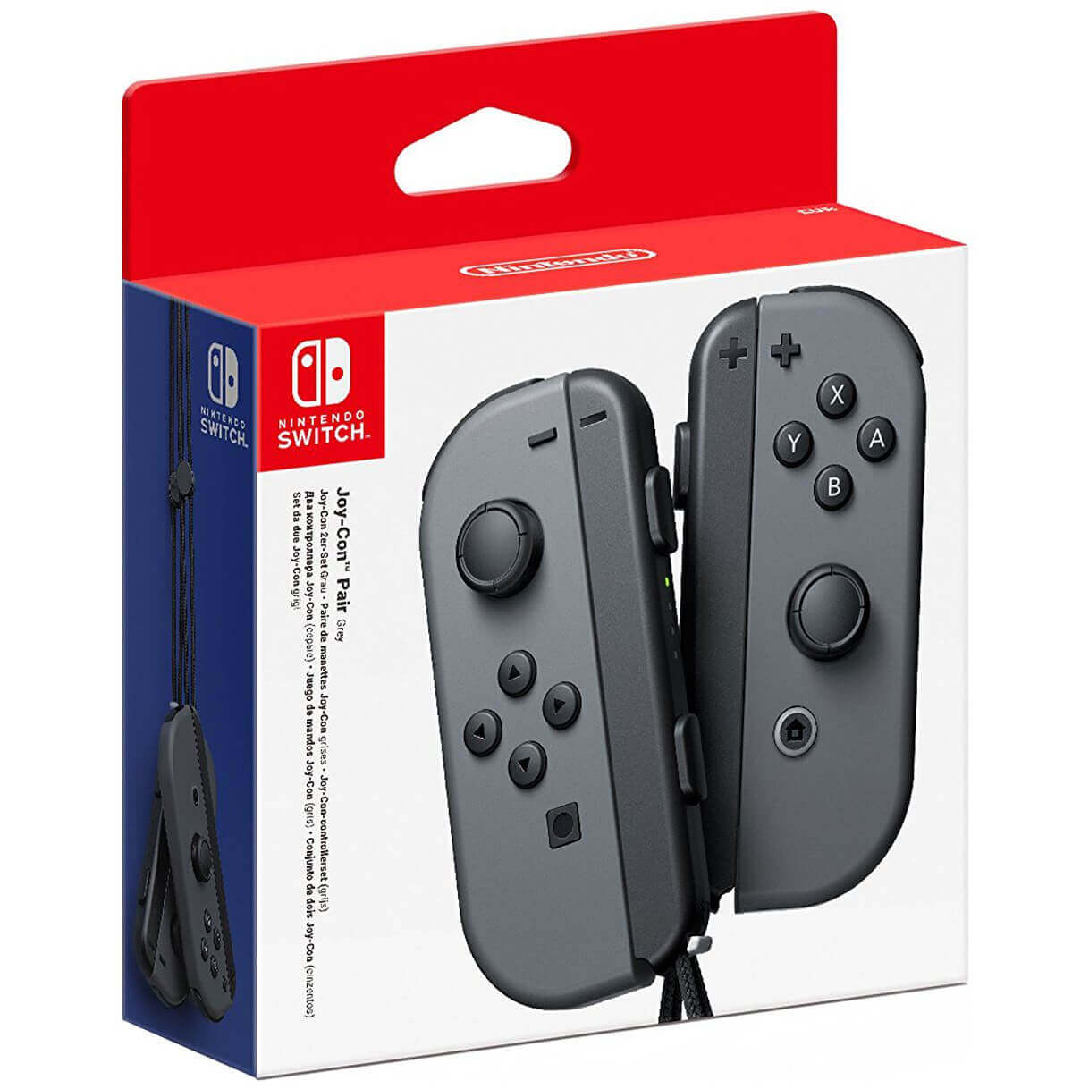  Pereche Joy-Con pentru Nintendo Switch, Gri 