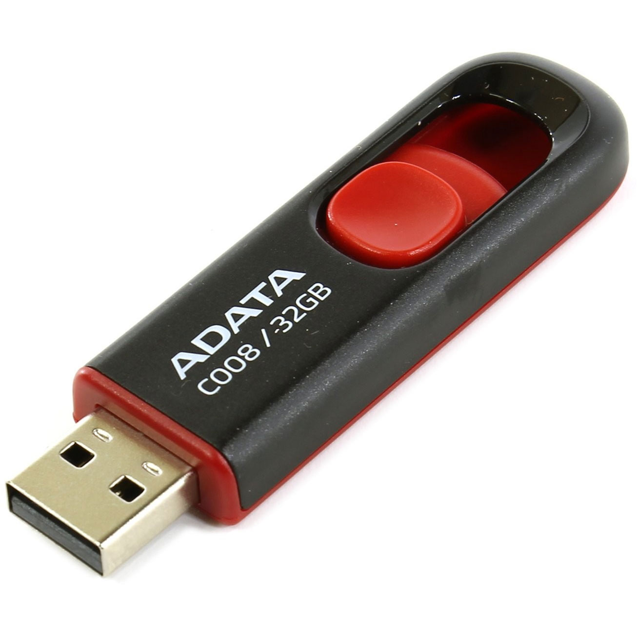  Memorie USB A-DATA AC008-32G-RKD, 32GB, USB 2.0, Rosu 