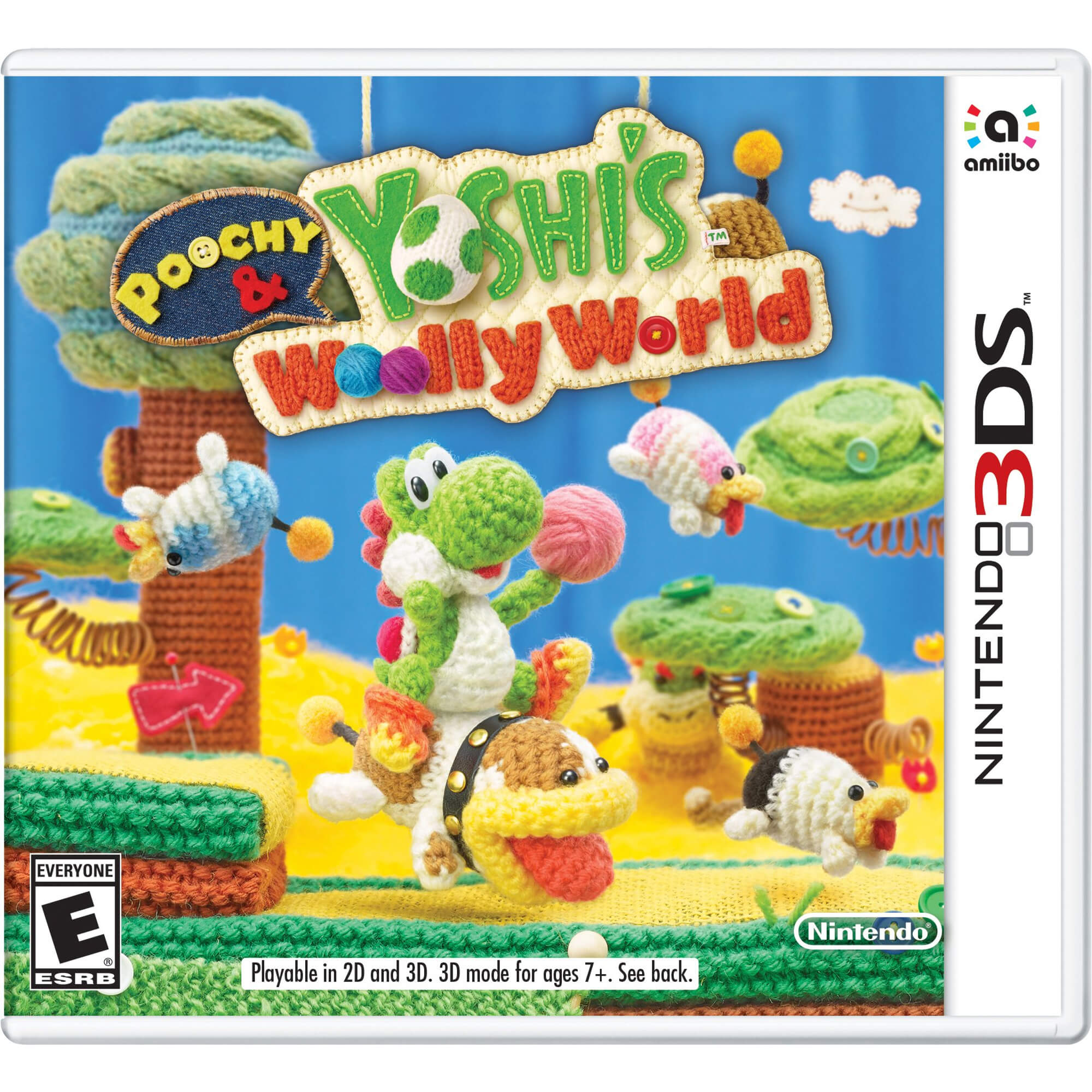 Joc Nintendo 3DS Poochy And Yoshi`s Woolly World