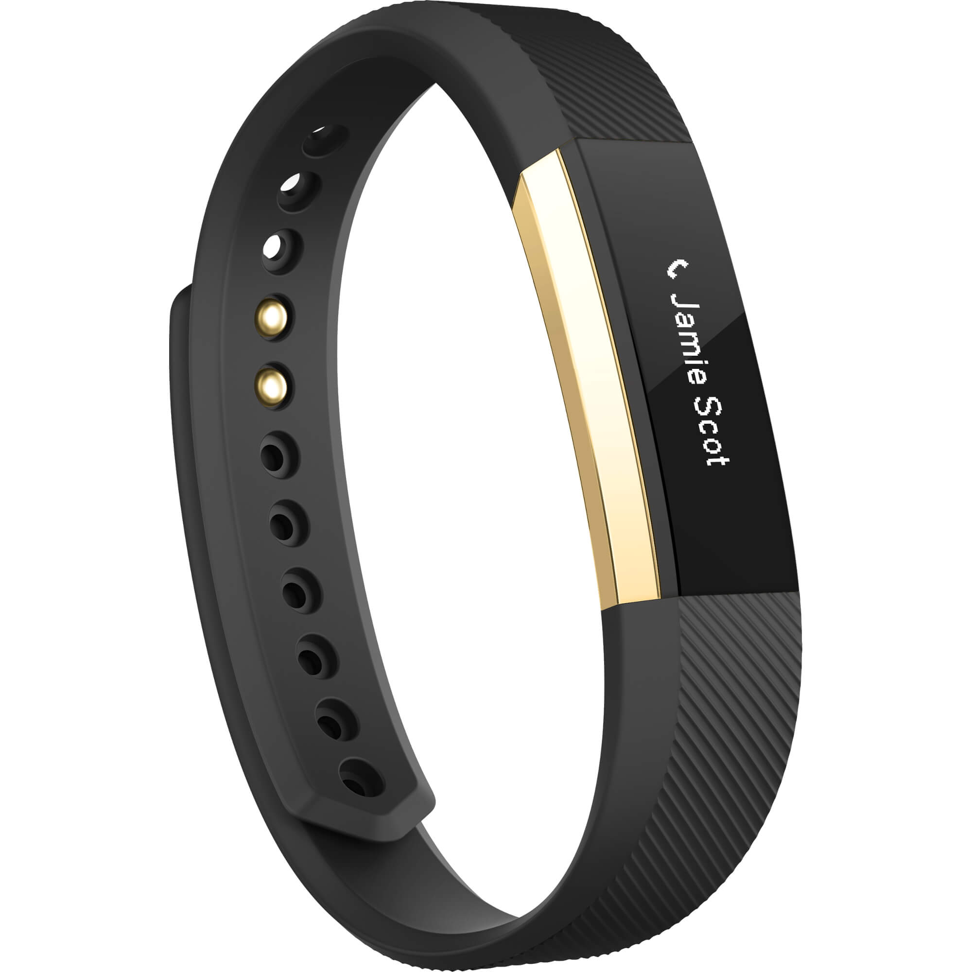  Smartband fitness Fitbit Alta, Marimea S, Negru Auriu 