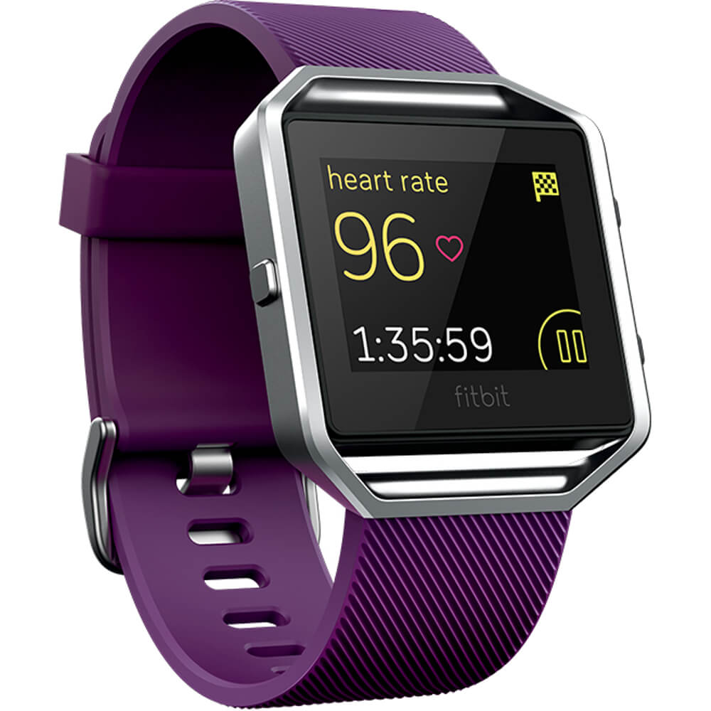  Smartwatch Fitbit Blaze, Curea Silicon L, Violet 