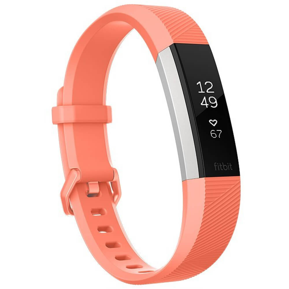Smartband fitness Fitbit Alta HR, Marimea S, Portocaliu