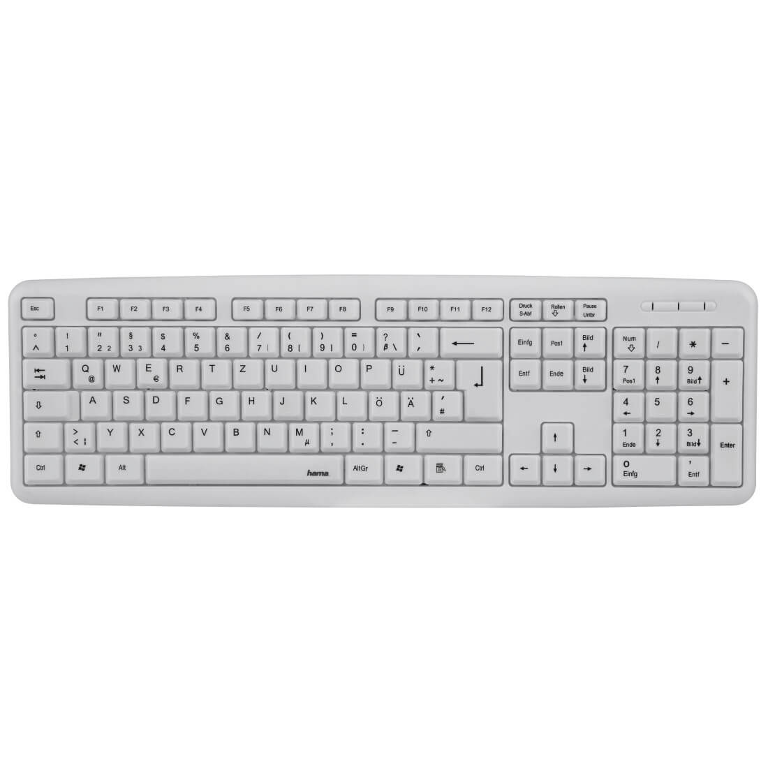  Tastatura Hama Verano R9053931, USB, Alb 