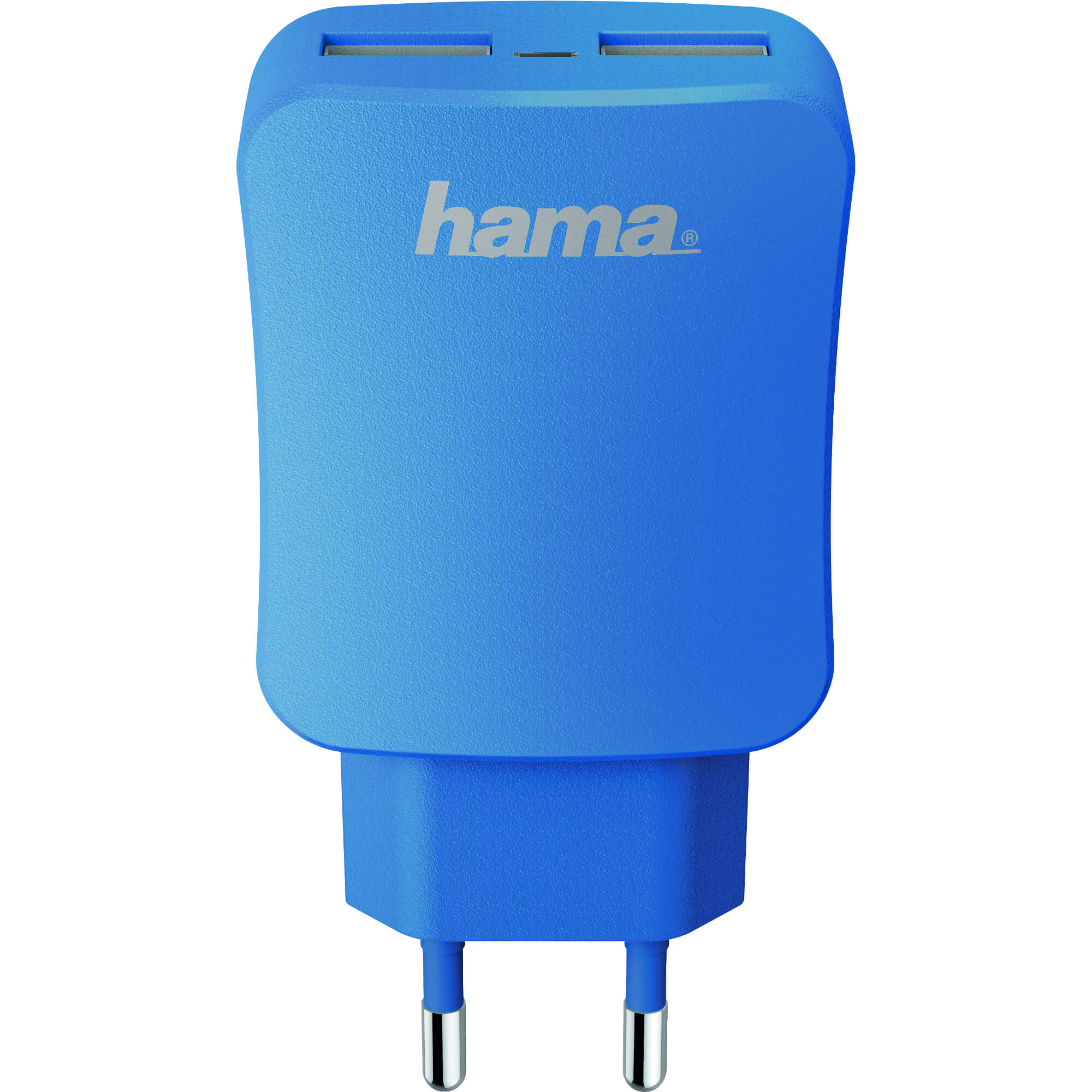  Incarcator retea Hama 178213, Dual USB, Albastru 