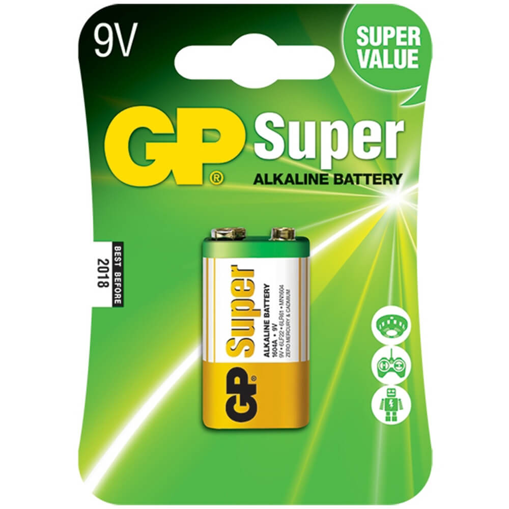  Baterie GP Batteries Super Alcaline 9V 