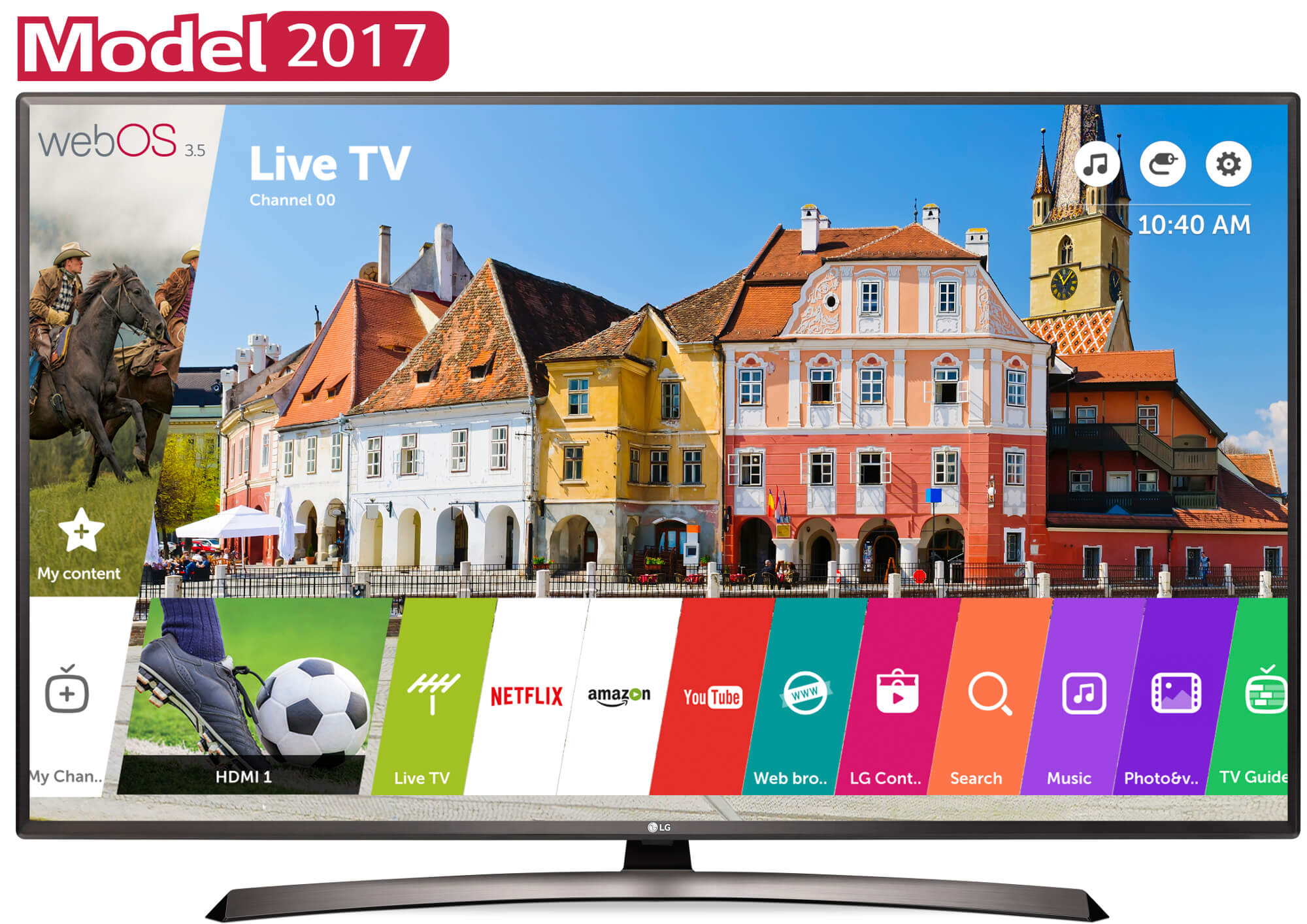 Televizor Smart LED, LG 43LJ624V, 109 cm, Full HD