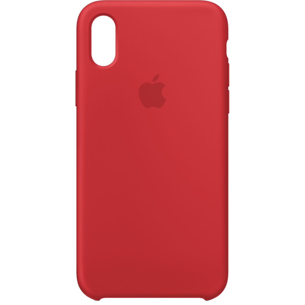 Carcasa de protectie Apple MQT52ZM/A Silicone pentru iPhone X, Rosu