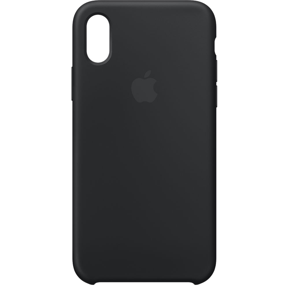Carcasa de protectie Apple MQT12ZM/A Silicone pentru iPhone X, Negru