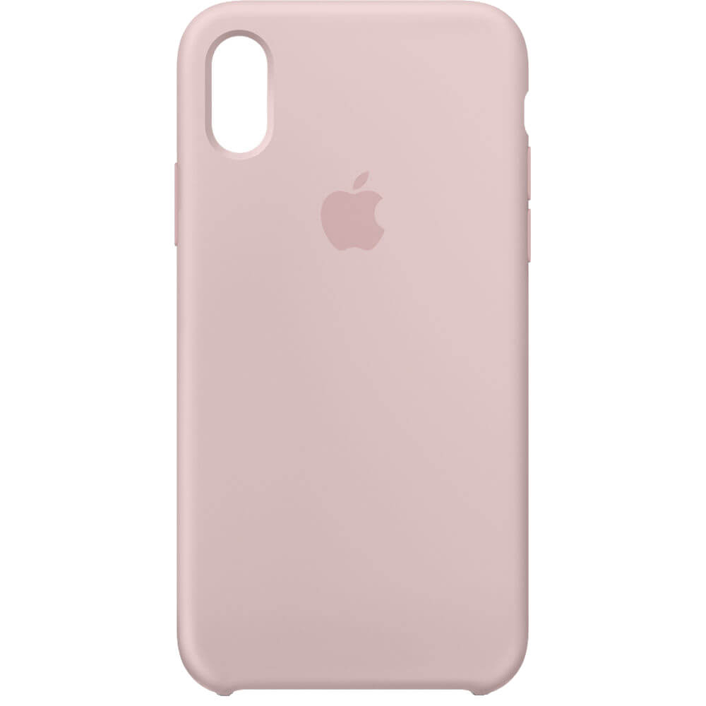 Carcasa de protectie Apple MQT62ZM/A Silicone pentru iPhone X, Roz