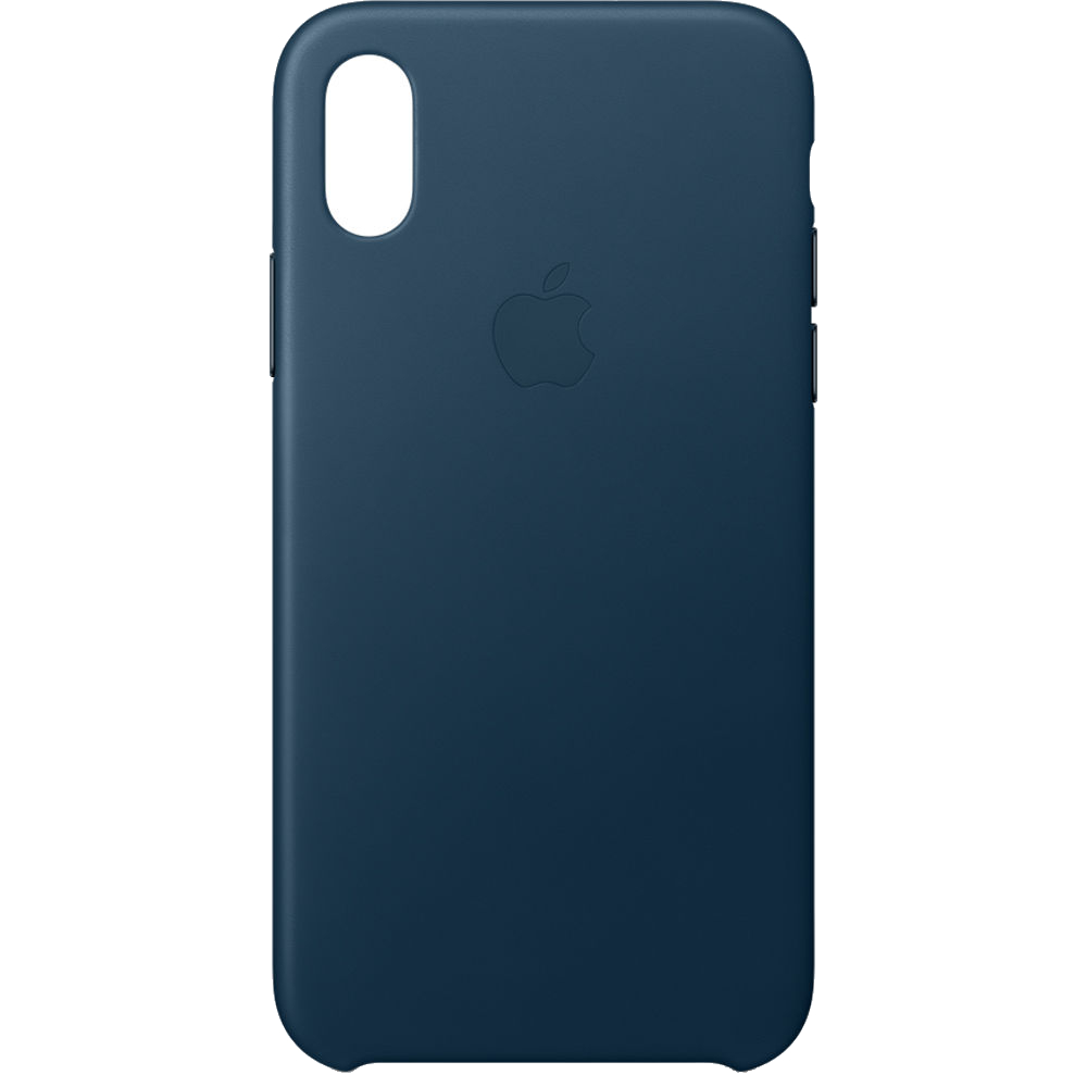 Carcasa de protectie Apple MQTH2ZM/A pentru iPhone X, Bleumarin