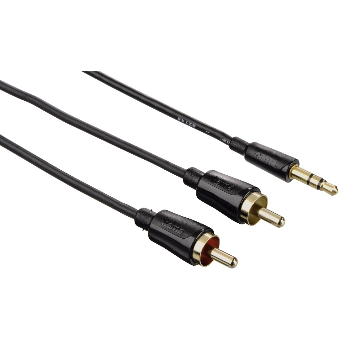 Cablu Hama 122302 Flexi-Slim, 1X 3.5mm Jack plug - 2X RCA plug, 1.5m