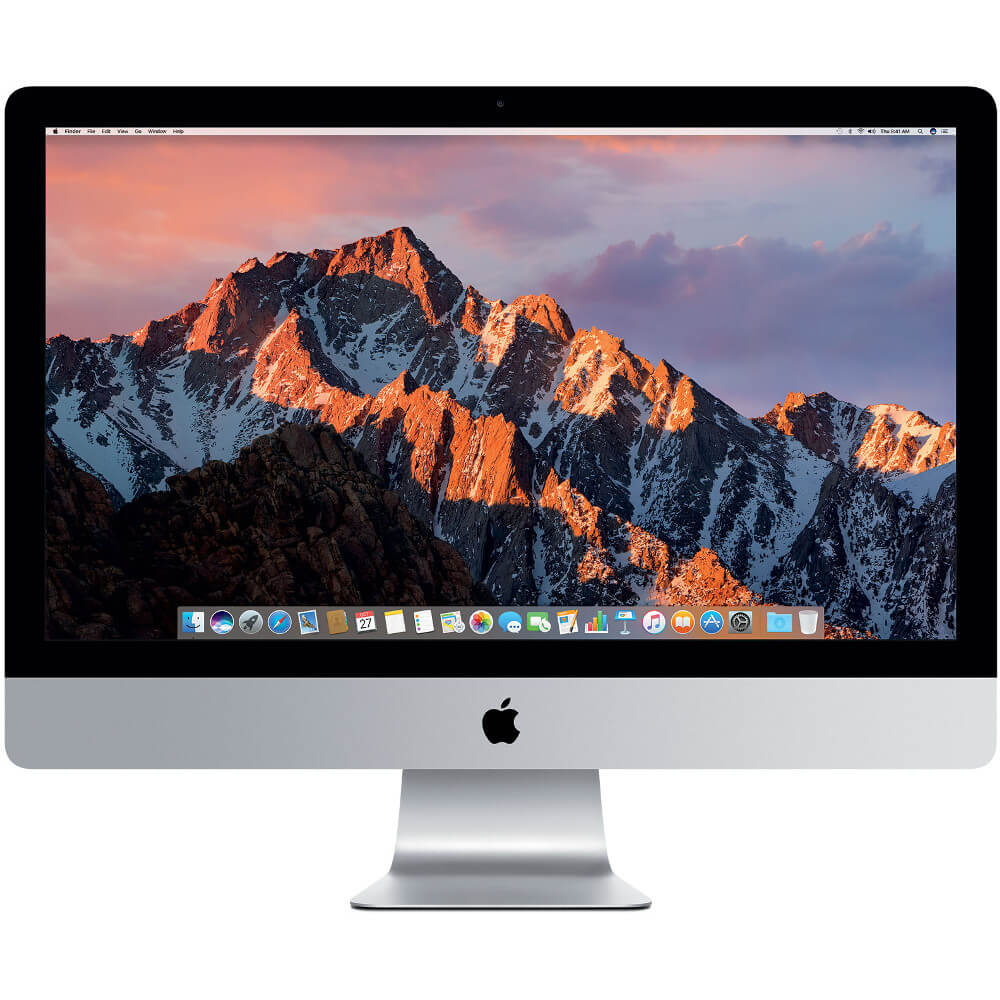  Sistem Desktop PC All-in-One Apple iMac 27" Retina 5K, Intel Core i5, 8GB DDR4, Fusion Drive 1TB, AMD Radeon Pro 570 4GB, macOS Sierra 