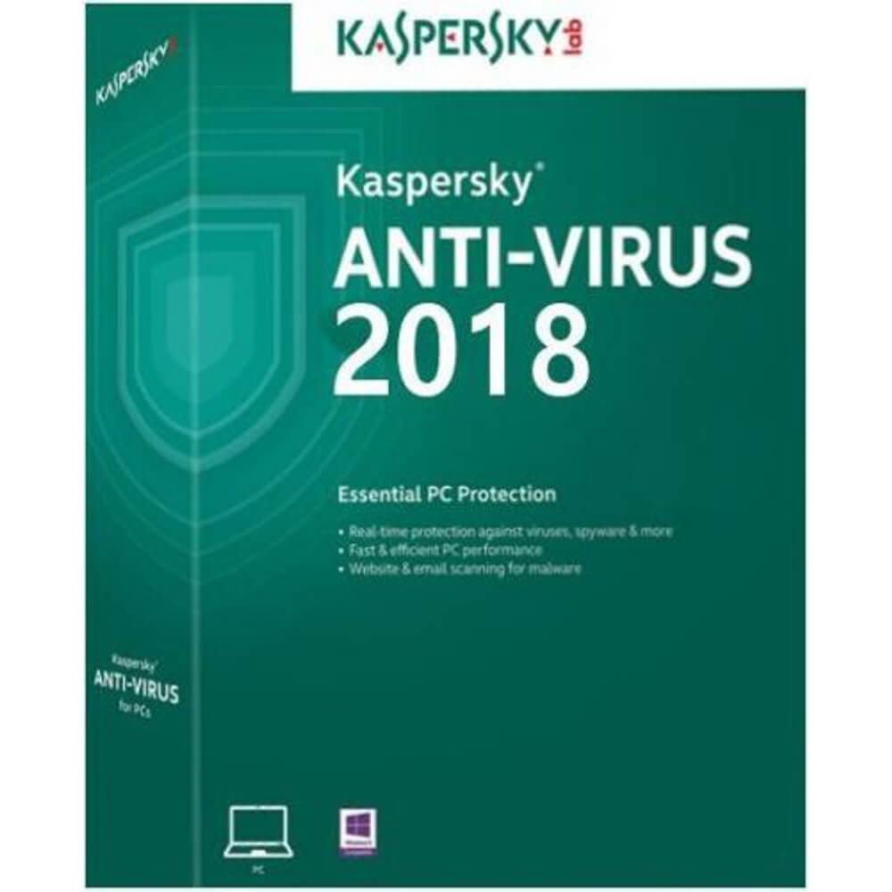 Kaspersky Antivirus, 2018, 1 an, 1 utilizator
