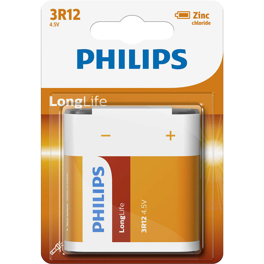 Baterie Philips LongLife 3R12L1B/10, 3R12, 1 buc