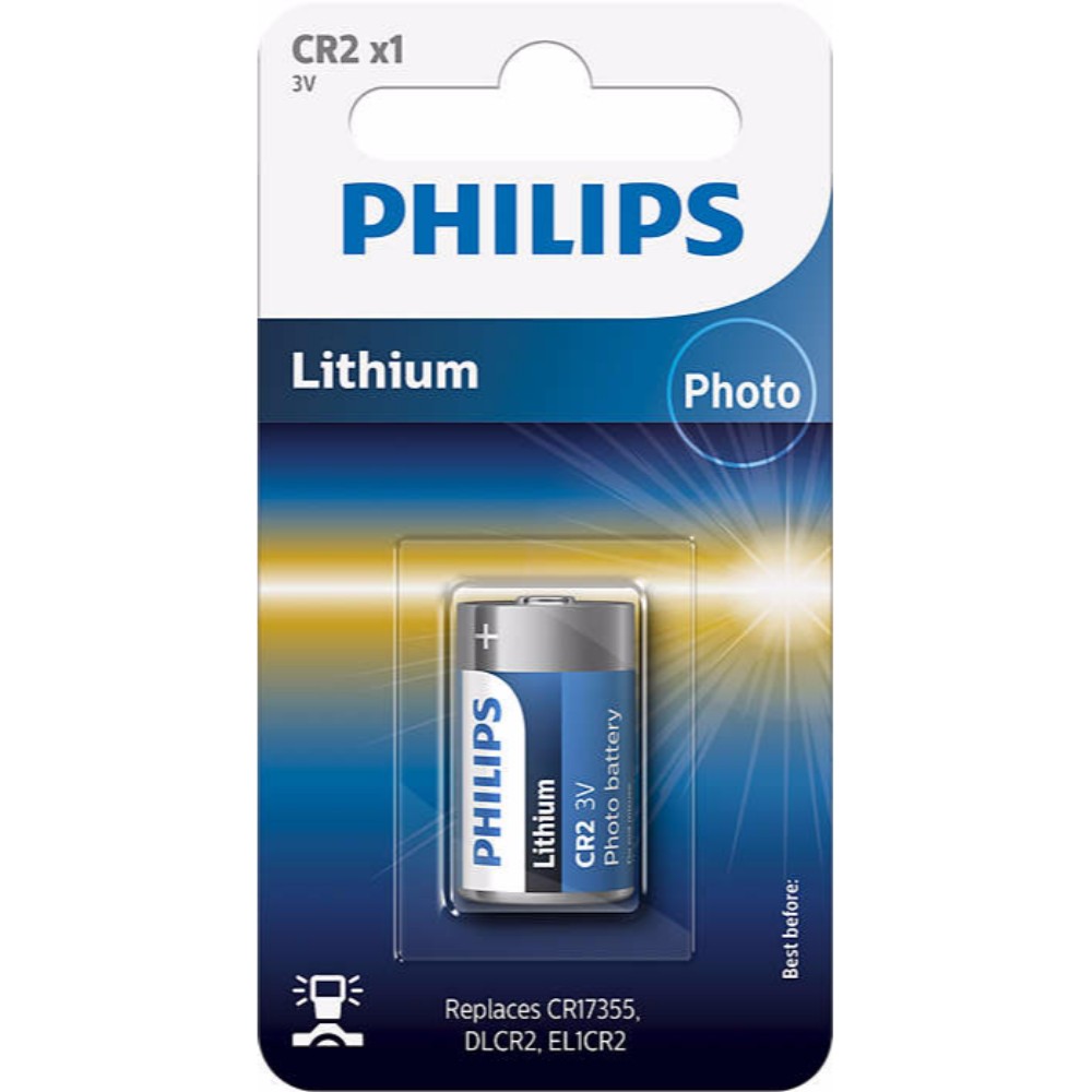 Baterie Philips CR2, Litiu, 3V, 1 buc