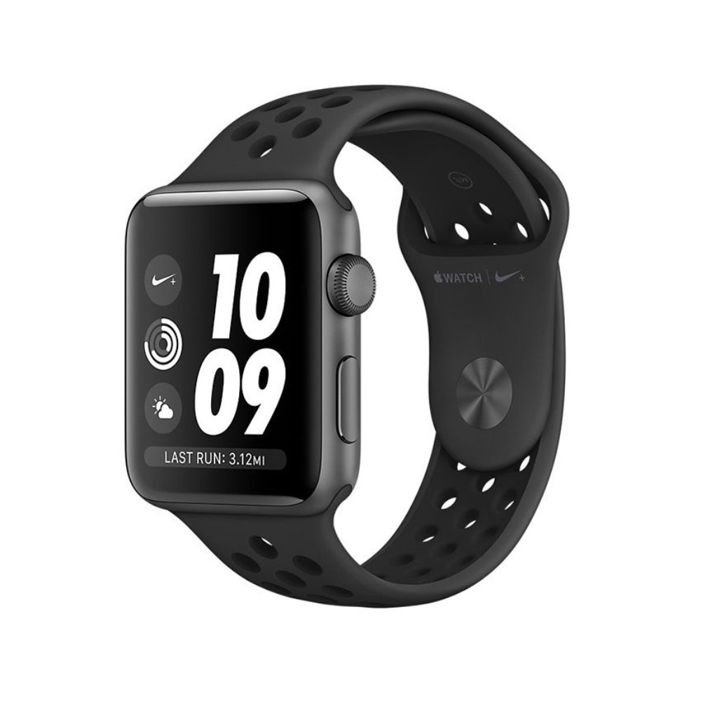 Apple Watch 3 38mm Space Gray Aluminum Case, Anthracite/Black Nike Plus Sport Band