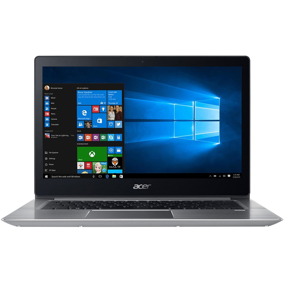 Laptop Acer Swift 3 SF314-52G-8256, Intel Core i7-8550U, 8GB DDR4, SSD 256GB, nVidia GeForce MX150 2GB, Windows 10 Home