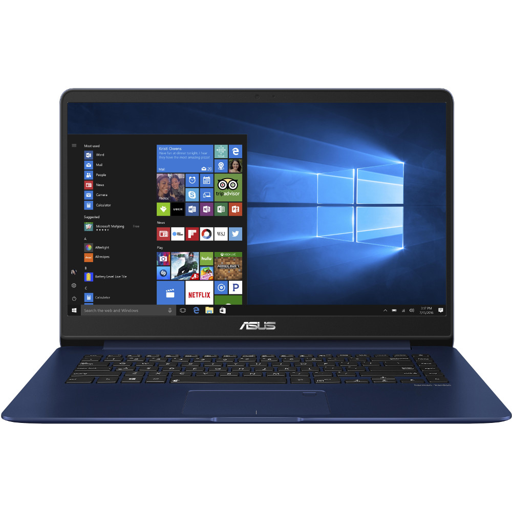 Laptop Asus ZenBook UX530UX-FY038T, Intel Core i7-7500U, 8GB DDR4, SSD 512GB M.2, nVidia GeForce GTX 950M 2GB, Windows 10 Home