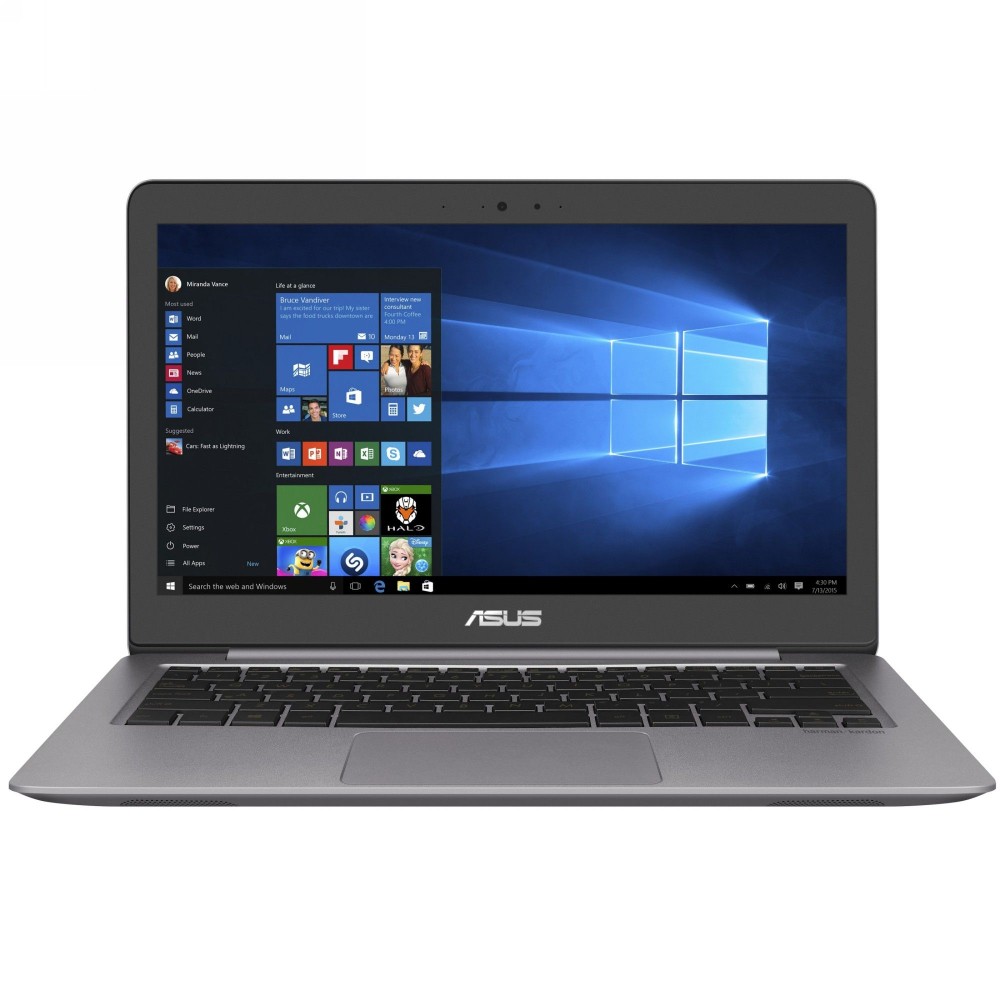 Laptop Asus ZenBook UX310UA-FB581R, Intel Core i7-7500U, 16GB DDR4, HDD 1TB + SSD 256GB, Intel HD Graphics, Windows 10 Pro