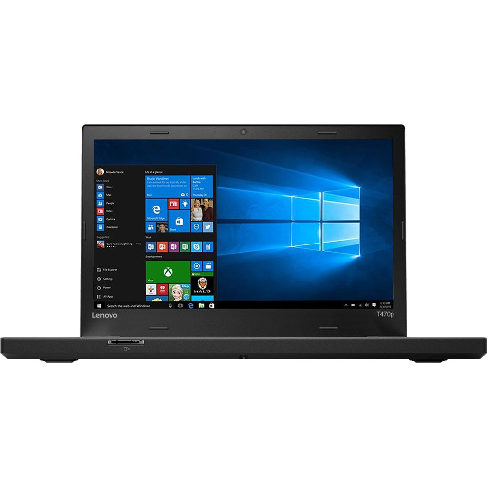 Laptop Lenovo ThinkPad T470p, Intel Core i7-7700HQ, 16GB DDR4, SSD 512GB, nVidia GeForce 940MX 2GB, LTE 4G, Windows 10 Pro