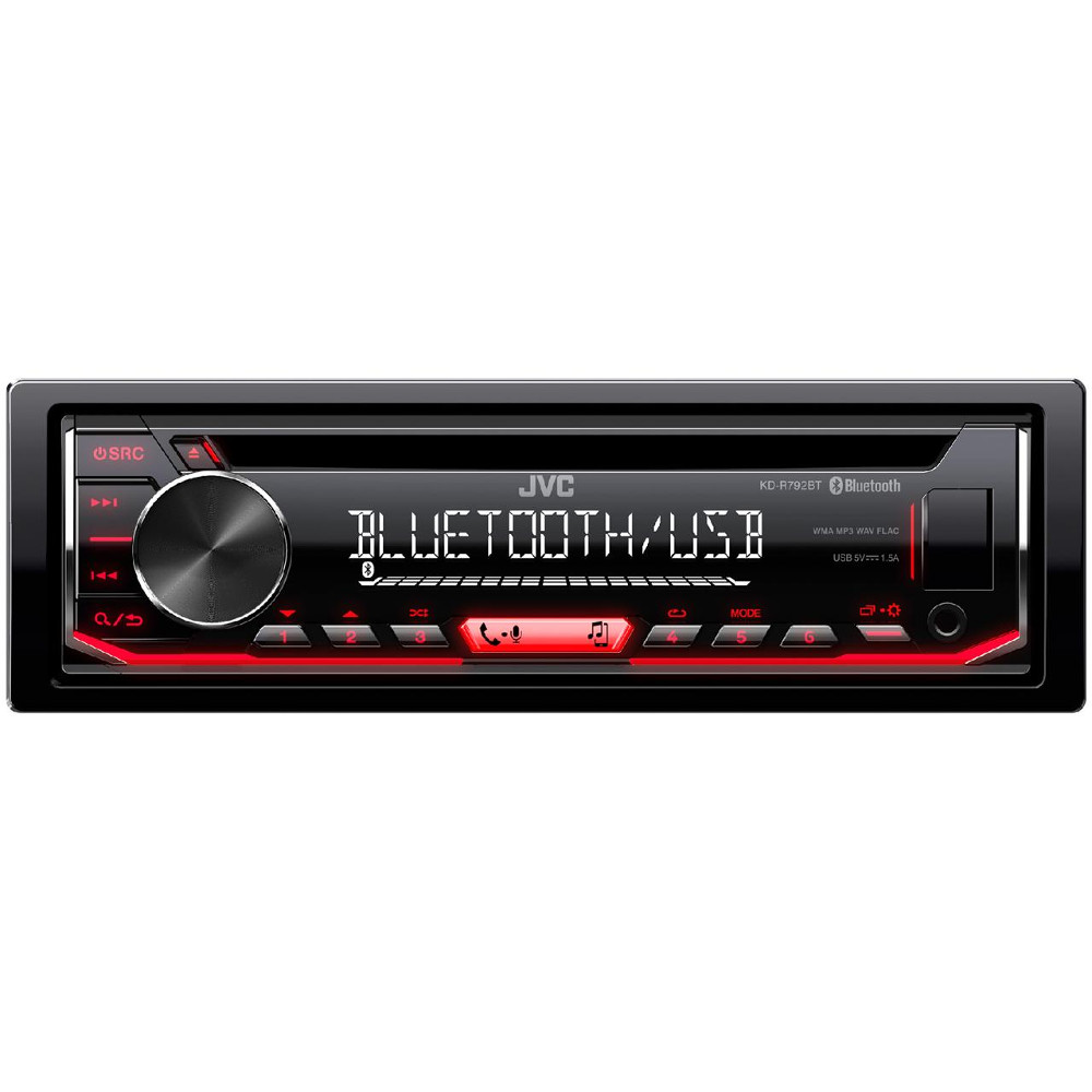  Radio CD auto JVC KD-R792BT, 4 x 50W, USB, AUX, Bluetooth 