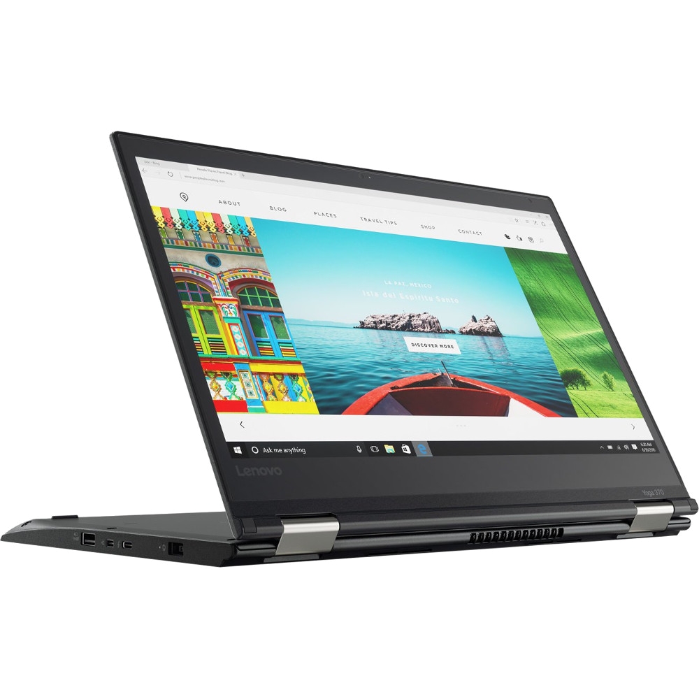 Laptop 2 in 1 Lenovo ThinkPad Yoga 370, Intel Core i5-7200U, 8GB DDR4, SSD 256GB, Intel HD Graphics, Windows 10 Pro