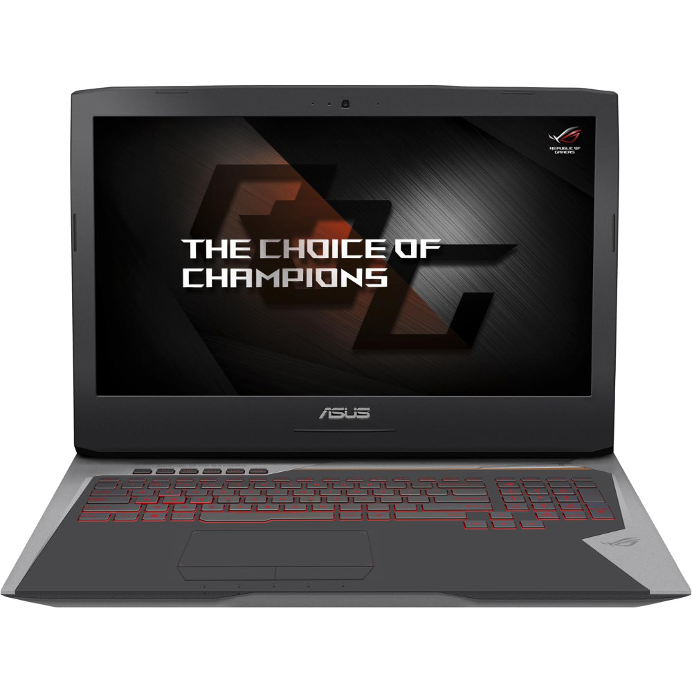  Laptop Gaming Asus ROG G752VS(KBL)-BA279R, Intel Core i7-7700HQ, 32GB DDR4, HDD 1TB + SSD 256GB, nVidia GeForce GTX 1070 8GB, Windows 10 Pro 
