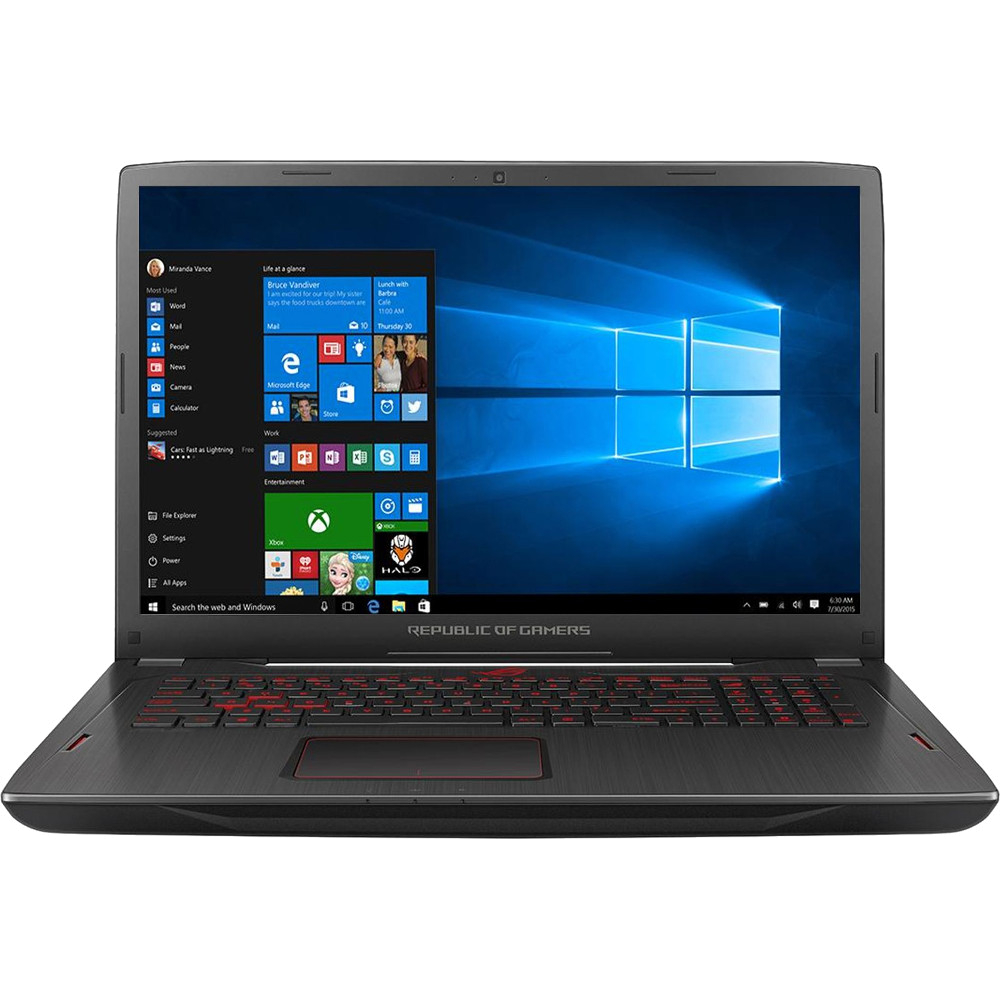  Laptop Gaming Asus ROG Strix GL702ZC-GC179T, AMD Ryzen 7 1700, 16GB DDR4, HDD 1TB, AMD Radeon RX580 4GB, Windows 10 Home 