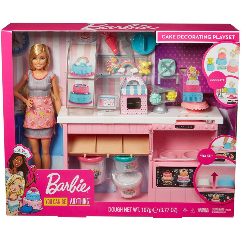  Barbie set atelier cofetarie si papusa 