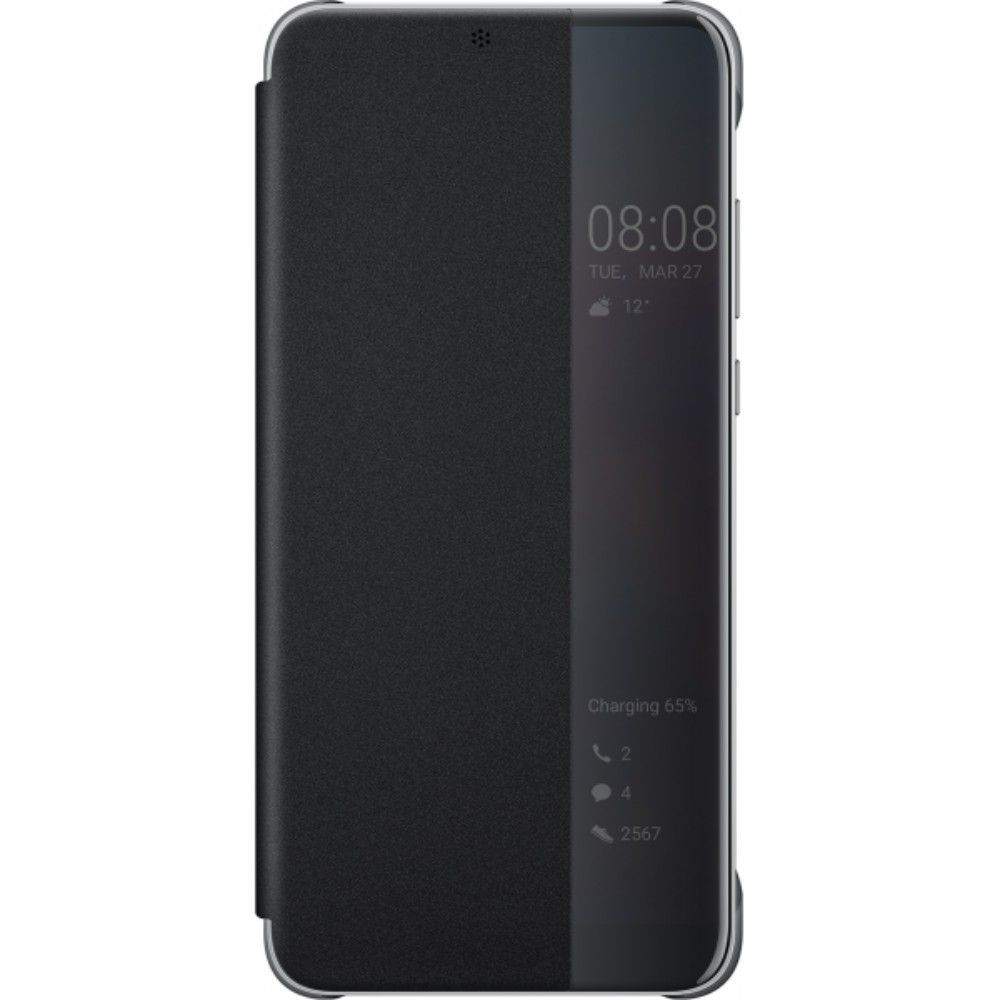 Husa Flip Cover Huawei pentru P20 Pro, Negru